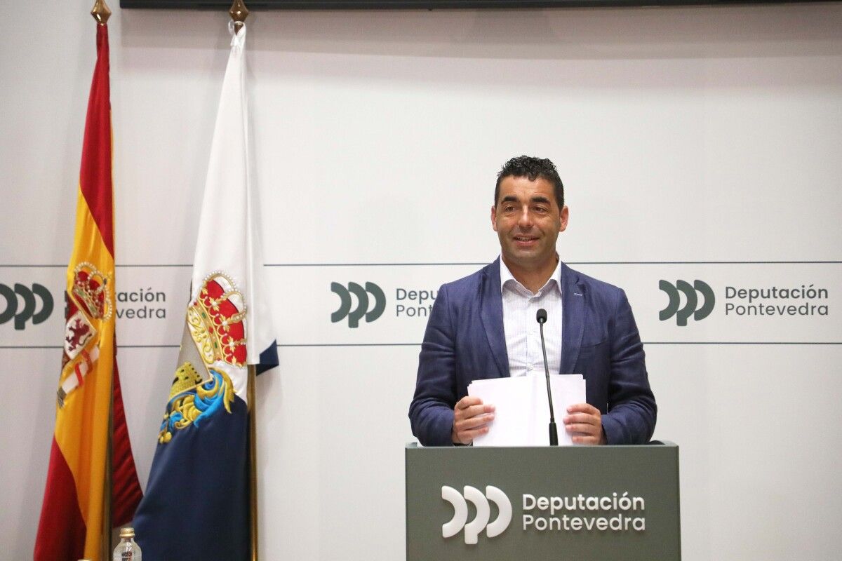 Luis López, presidente da Deputación de Pontevedra