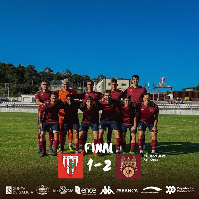 Partido de pretempada entre Céltiga e Pontevedra