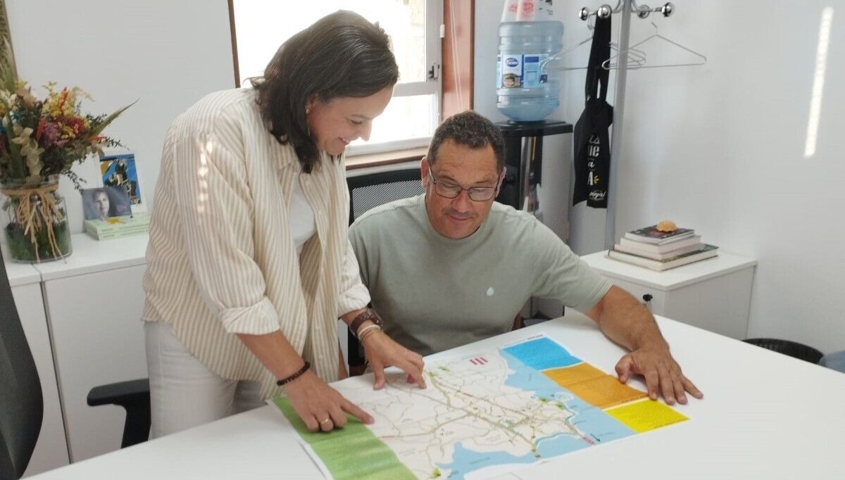 Deseñan un mapa para promocionar o comercio local de Soutomaior