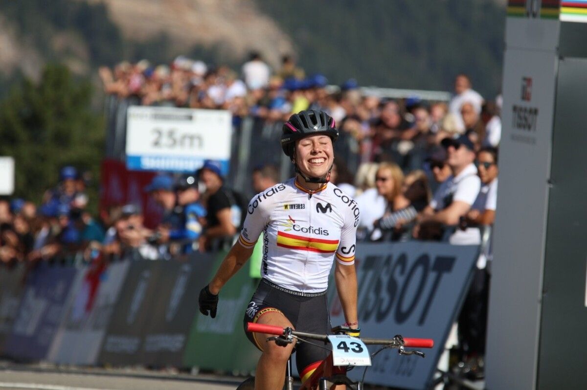 Lorena Patiño, no Mundial de BTT en Andorra