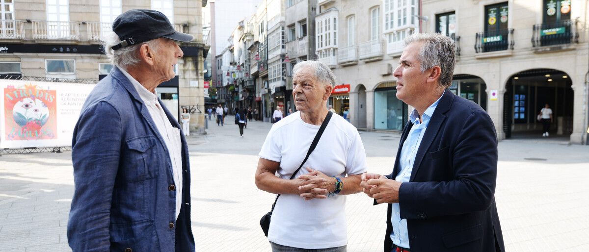 Patrice Warrener, Antón Castro y Rafa Domínguez