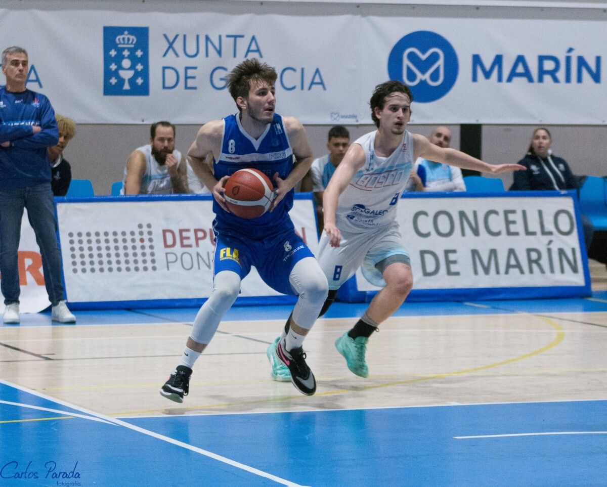 Mateo Bello, nun partido co Peixegalego