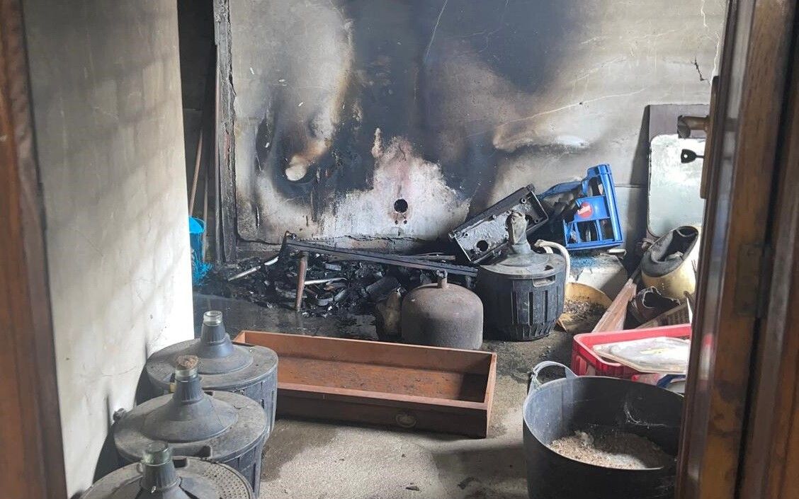 Incendio en Marín