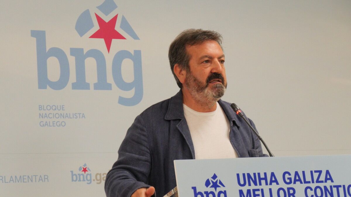 Luis Bará, deputado do BNG no Parlamento galego