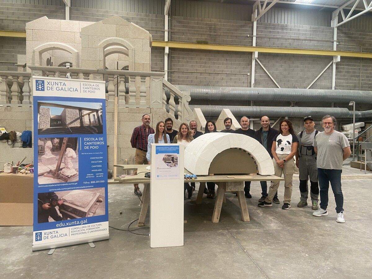 Curso de Estereotomía en el CIFP de Cantería de Galicia en Poio