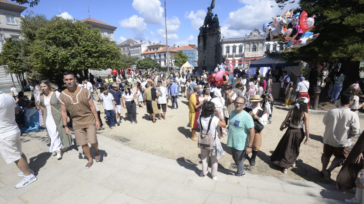 Ambiente nas rúas durante a Feira Franca 2024