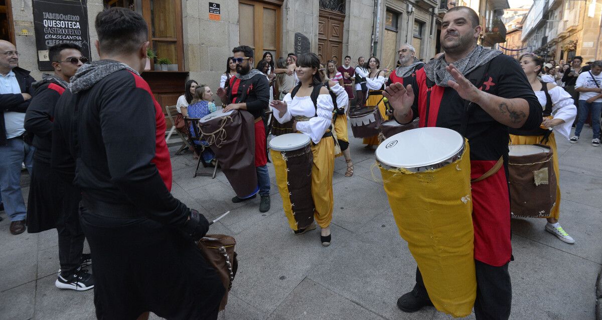 Ambiente na Feira Franca durante a tarde