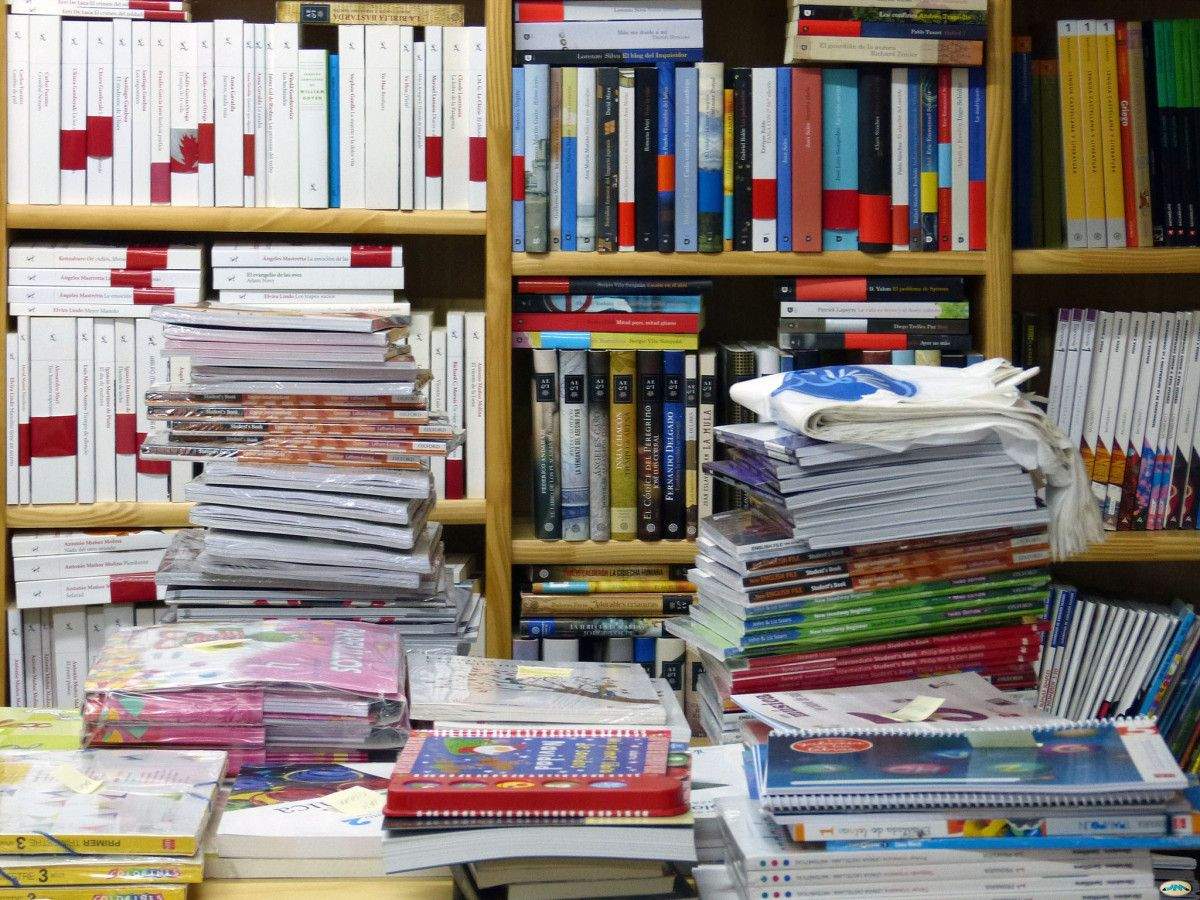 Estanterías cheas de libros