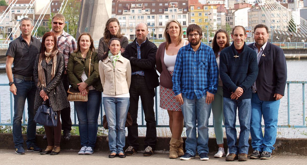 Representantes de la lista de Compromiso por Galicia en Pontevedra