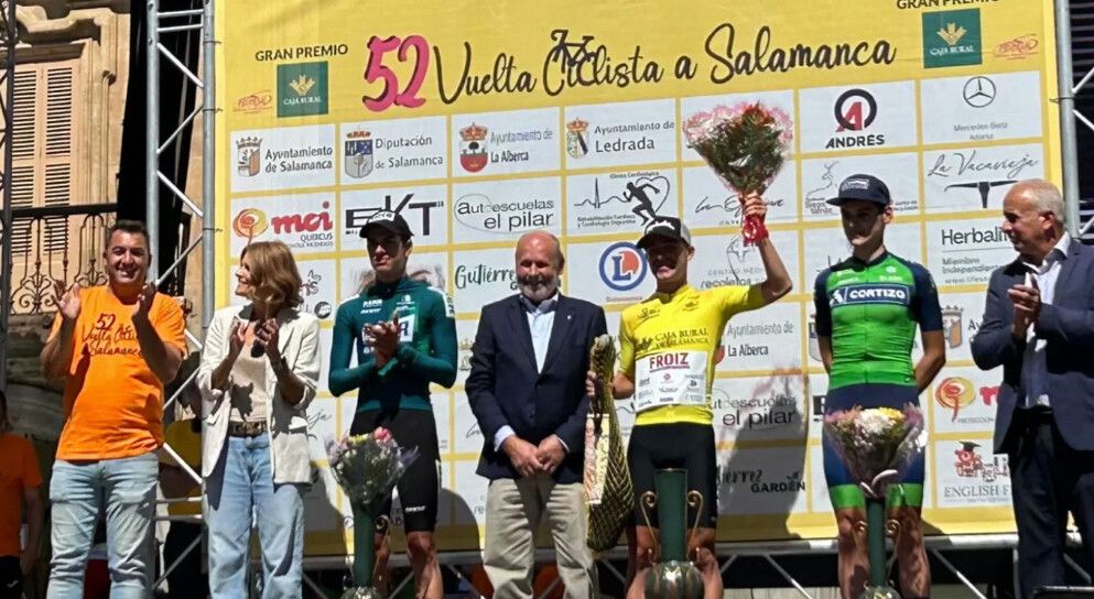 Lucas Lopes, vencedor da 52 Vuelta Ciclista a Salamanca