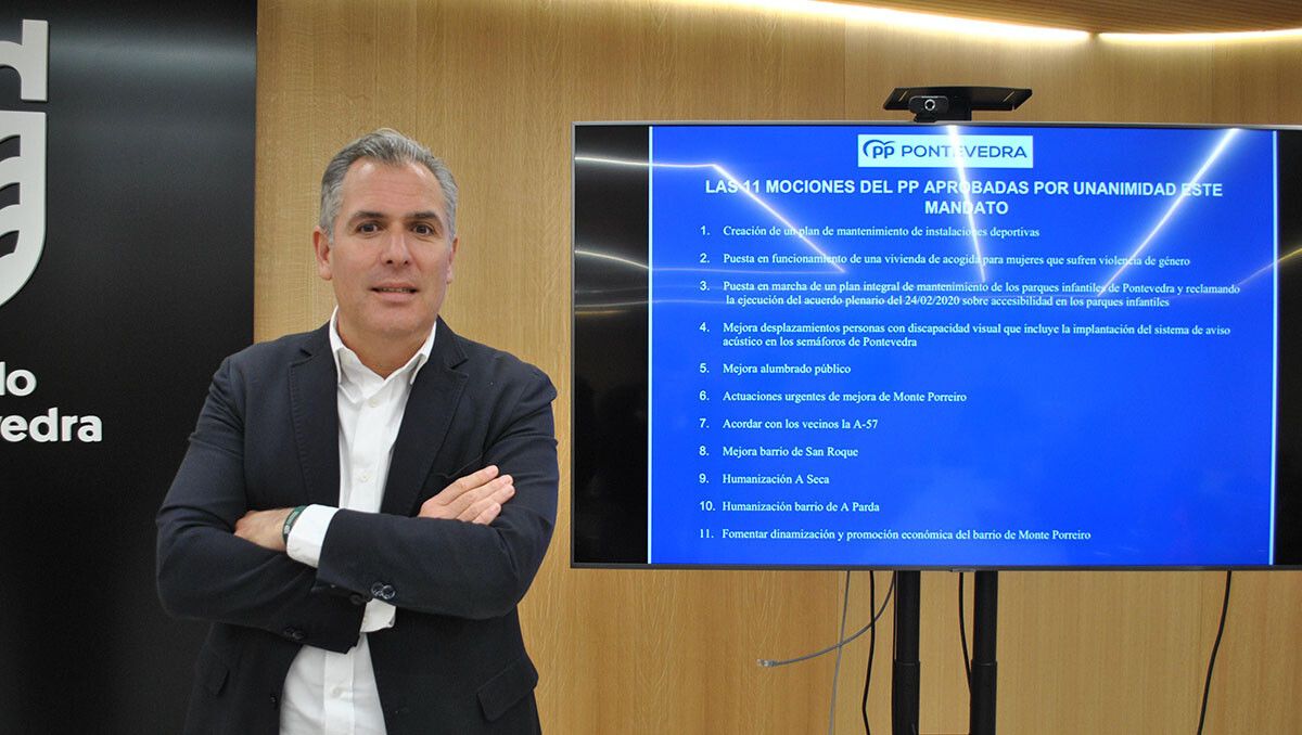 Rafa Domínguez, portavoz do PP de Pontevedra