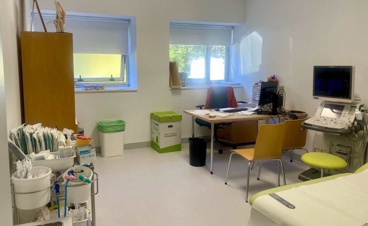 Consulta de oncología en el Hospital do Salnés