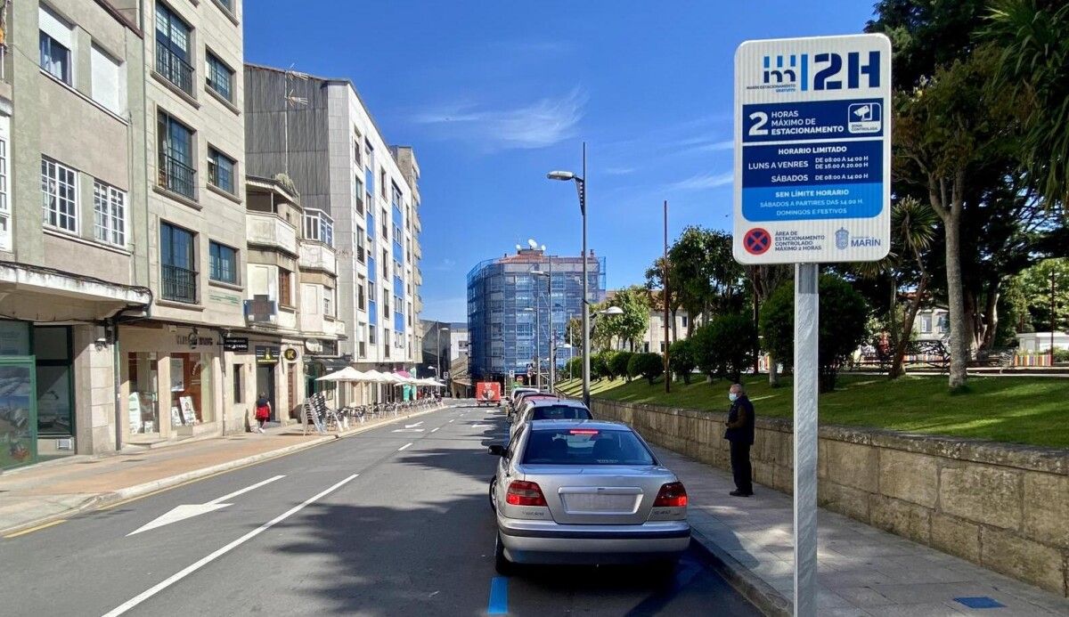 Zona 2H de aparcamento en Marín