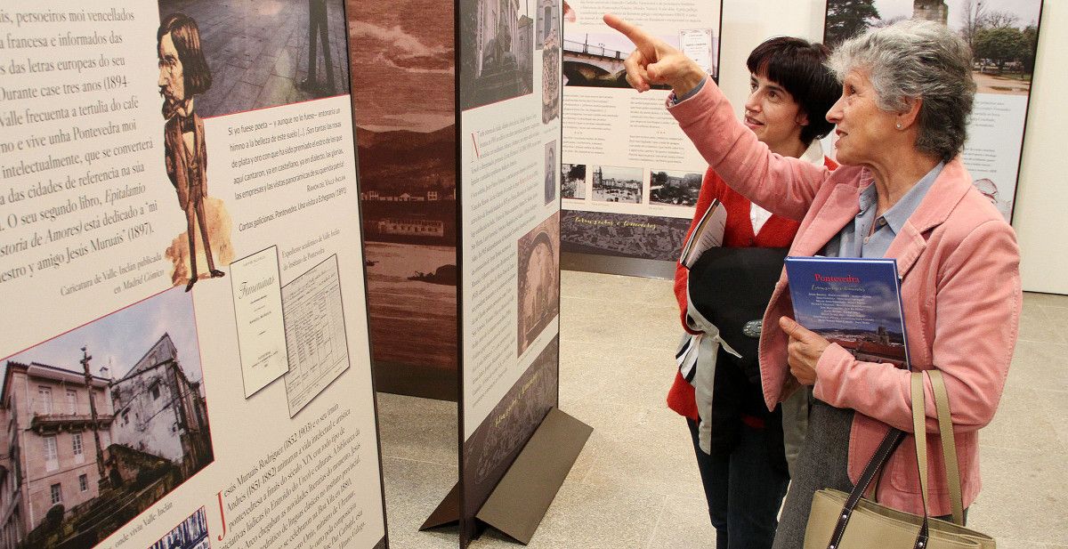 Inauguración de la exposición "Pontevedra. Laranxeiras e limoeiros" en el Pazo da Cultura