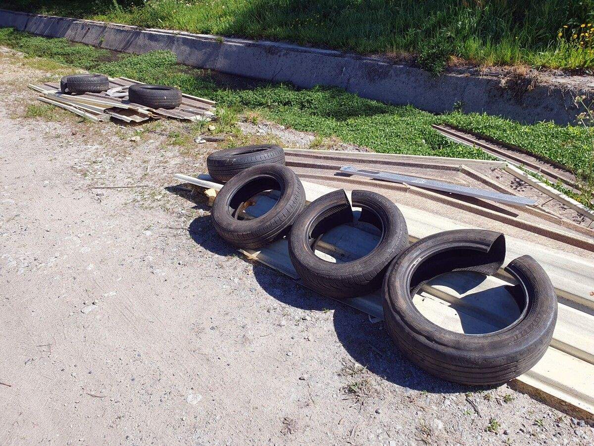 Rodas e outros refugallos na contorna do río Cubela