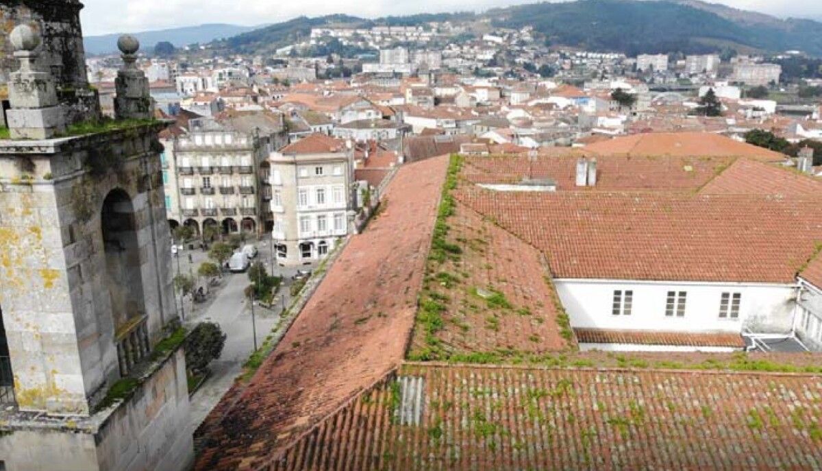 Tejado del antiguo edificio de Hacienda