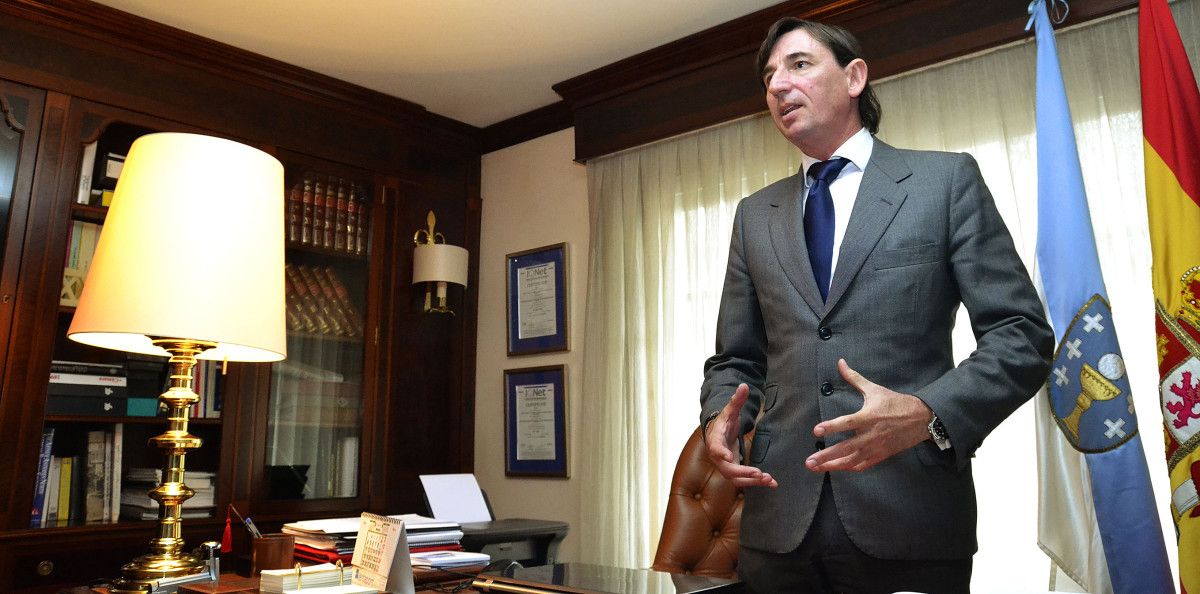 Eduardo Barros, presidente de la Cámara de Comercio de Pontevedra