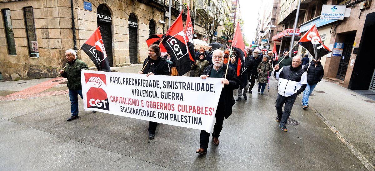 Manifestación de CGT por el Día Internacional del Trabajo 2024 	