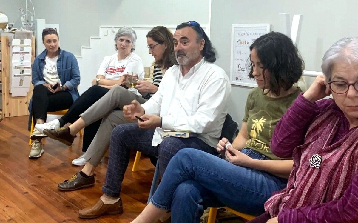 Primeira sesión do Salinas Club de Lectura