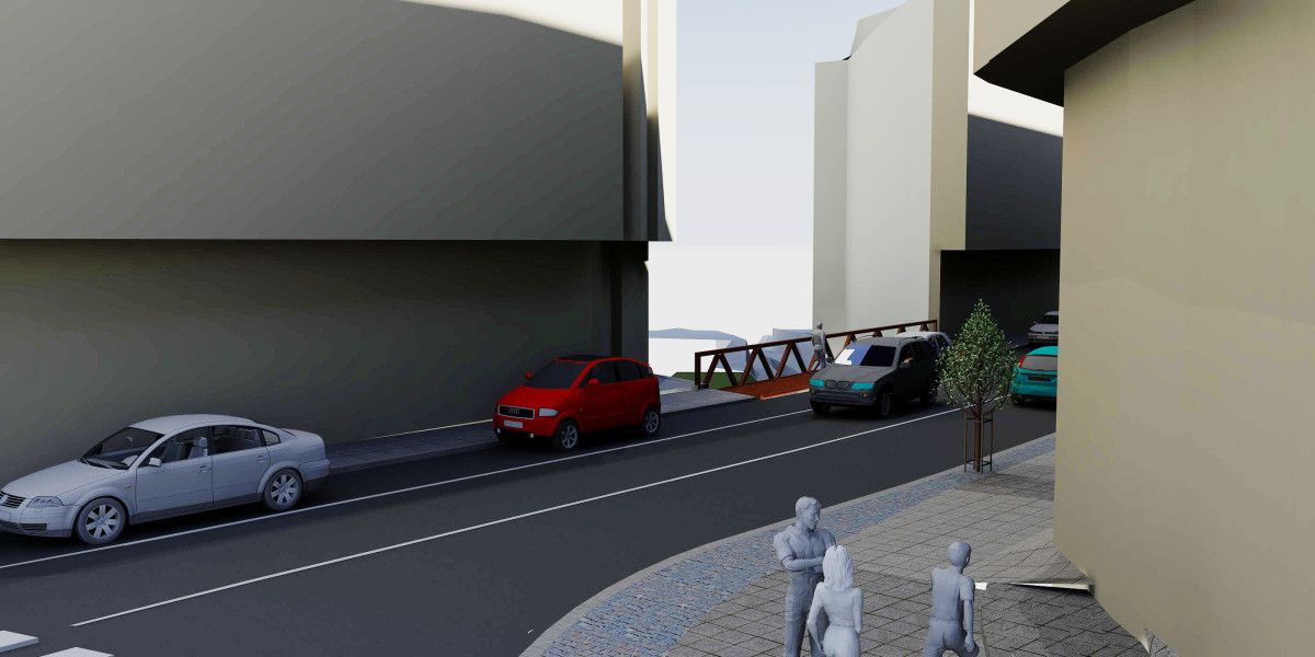 Proxecto de urbanización da rúa Alcalde José del Río en Marín