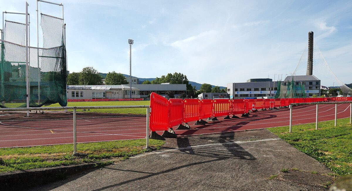 Obras de reforma en la pista de atletismo del Centro Galego de Tecnificación Deportiva (CGTD)