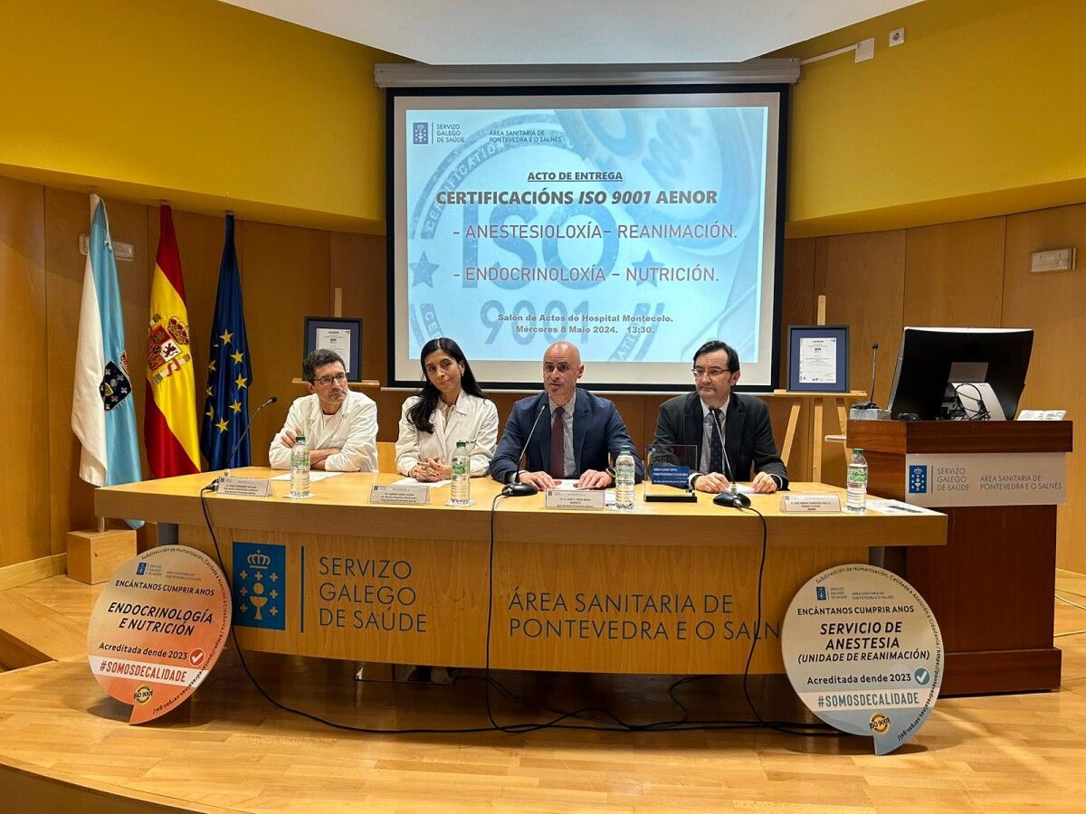 Entrega das certificacións de calidade