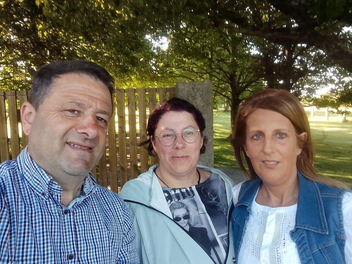Manuel Campos, Sandra Barreiro y Ana Loureiro