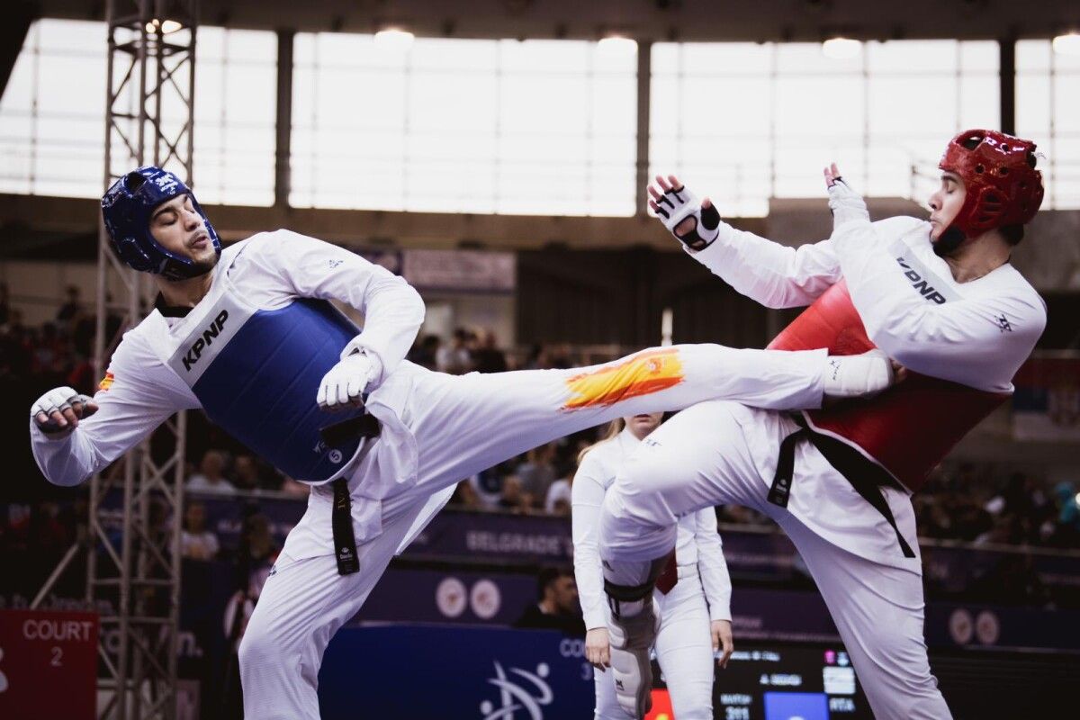 Iván García, en el Campeonato de Europa de Belgrado