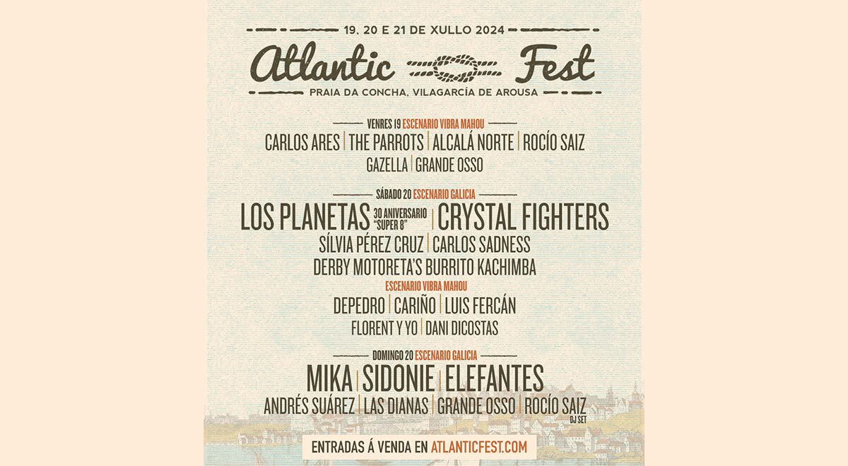 Cartel do Atlantic Fest 2024