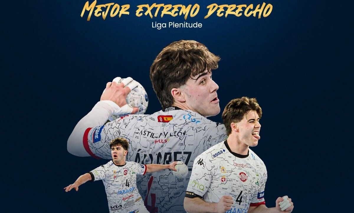 Carlos Álvarez, nombrado mejor extremo derecho de la Liga Asobal