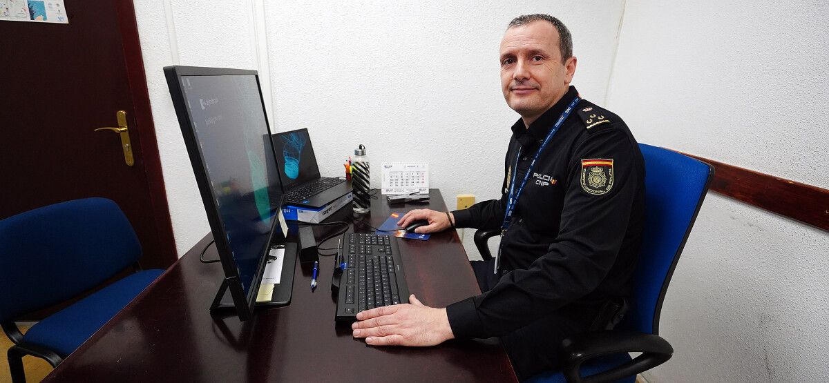 Juan José Varela, responsable da Unidade de Ciberdelincuencia da Policía Nacional en Pontevedra  