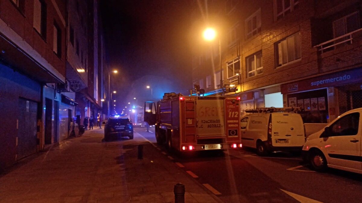 Incendio nun garaxe en Marín
