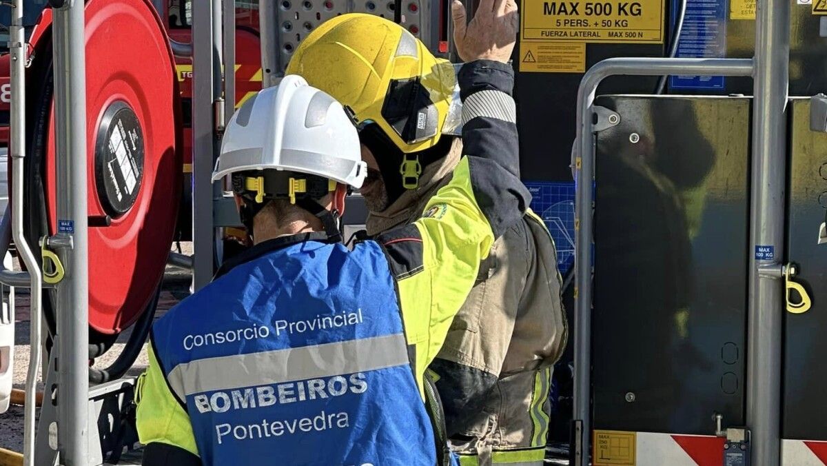 Bomberos del consorcio en una actividad