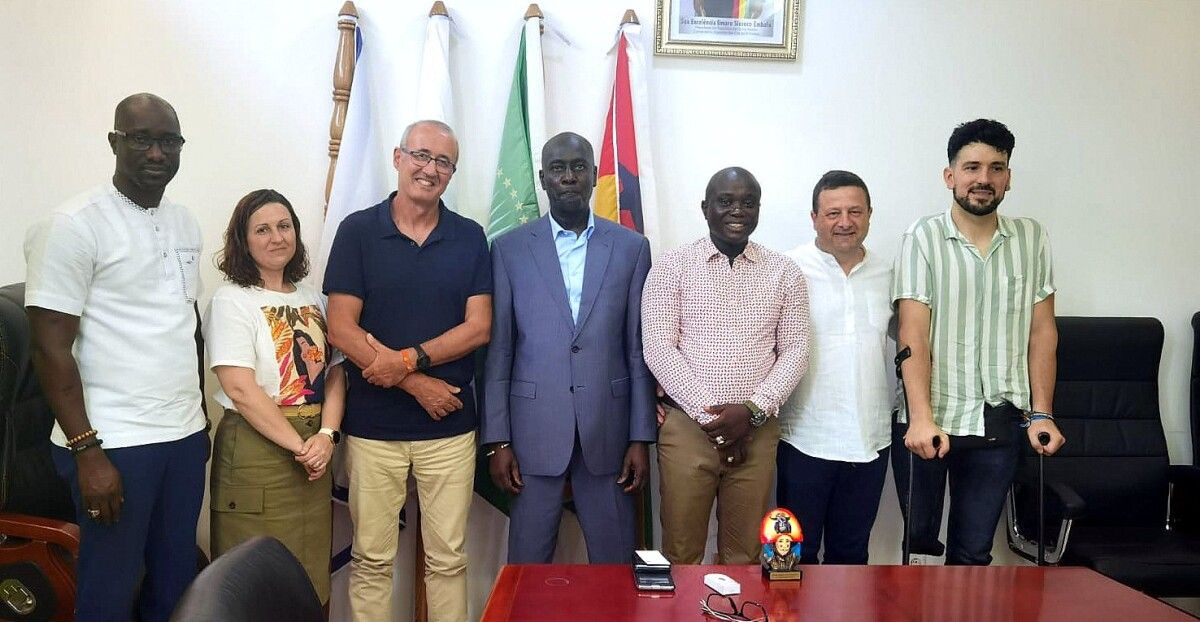 Representantes na misión do Fondo Galego de Cooperación e Solidariedade en Guinea-Bissau