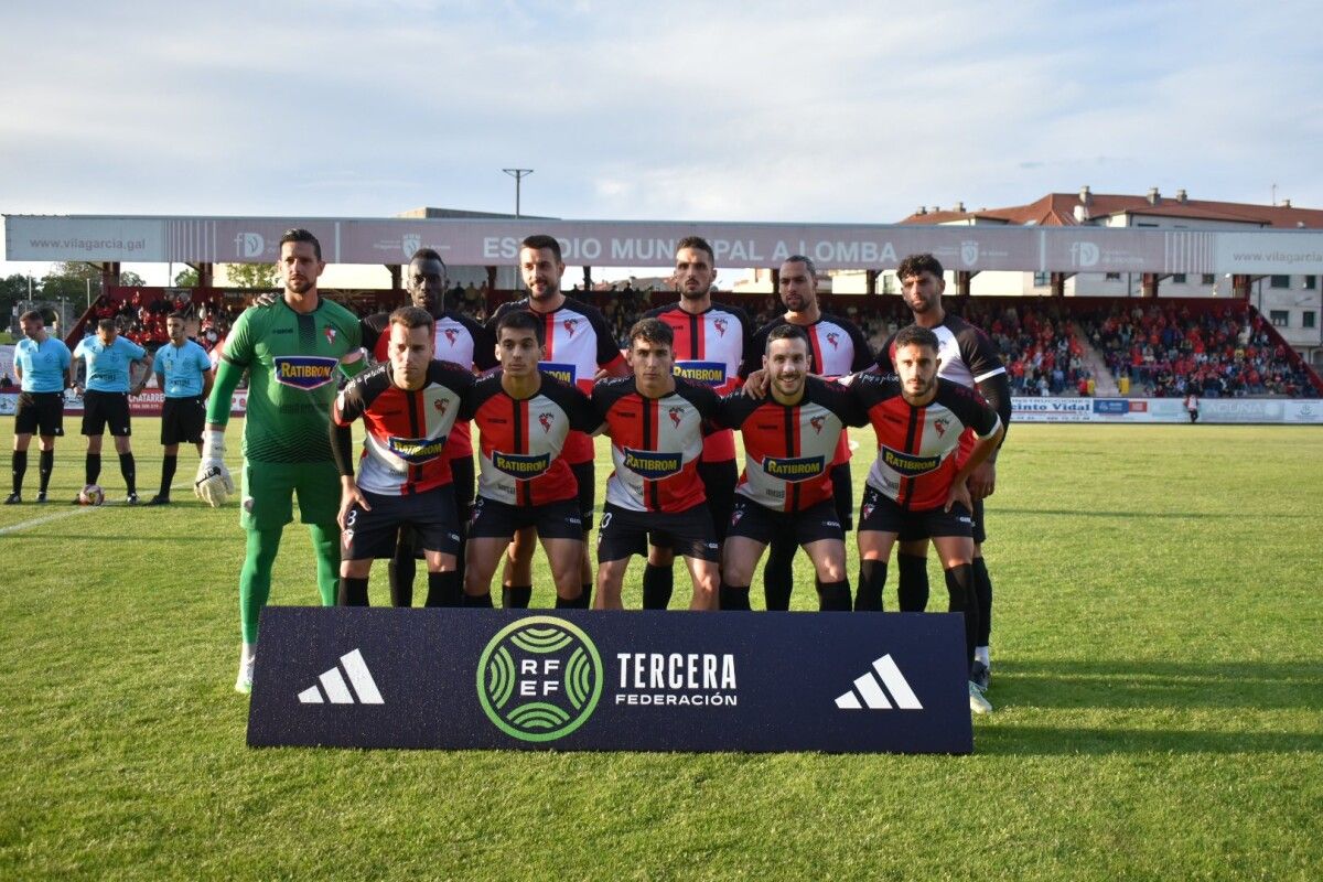 Once do Arosa no partido ante la UD Ourense