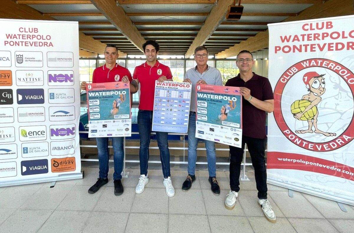 Presentación dos campionatos galegos que organizará o Waterpolo Pontevedra en Rías do Sur