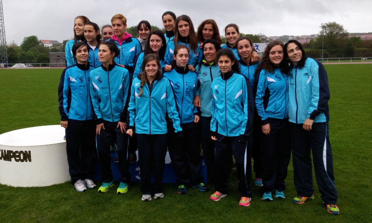 Equipo feminino da Sociedad Gimnástica