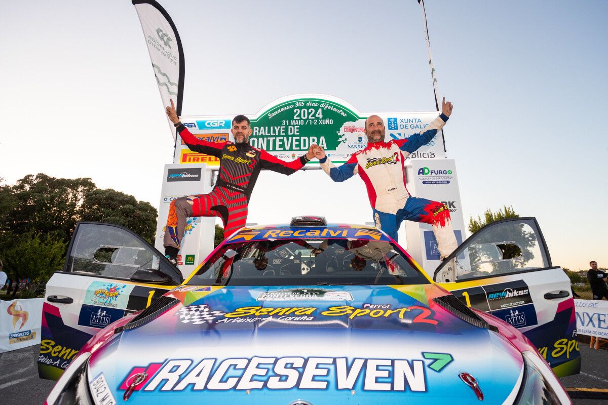 Víctor Senra e David Vázquez, gañadores do Rallye de Pontevedra