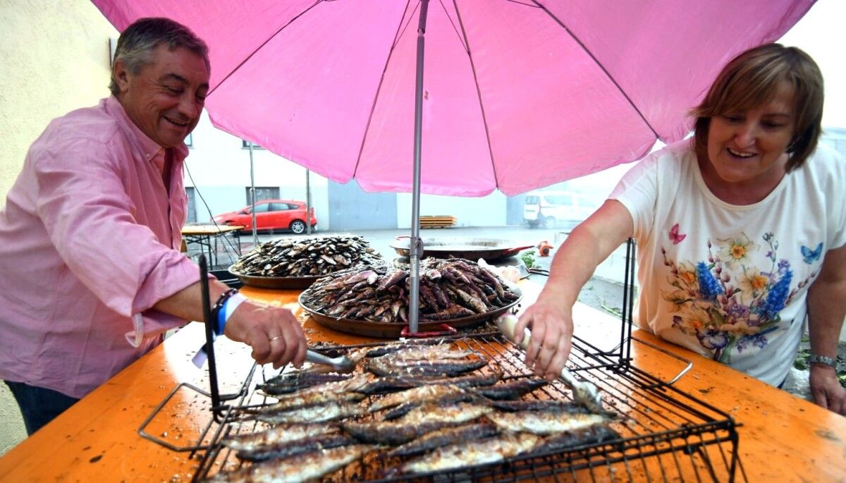 Parrillada de sardinas