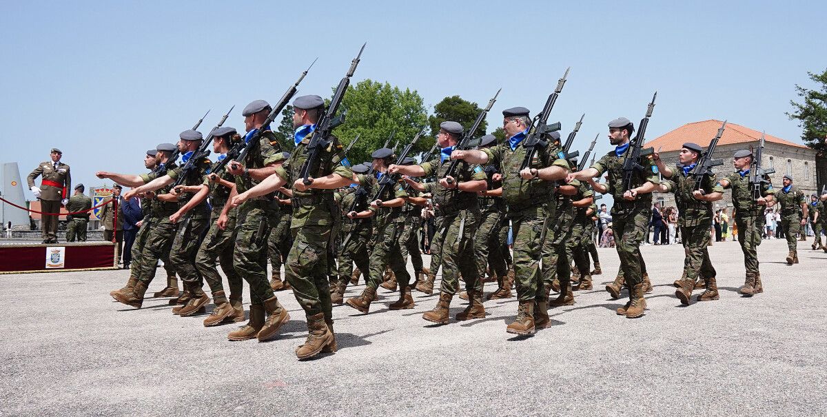 Parada militar polo 58 aniversario da Brilat