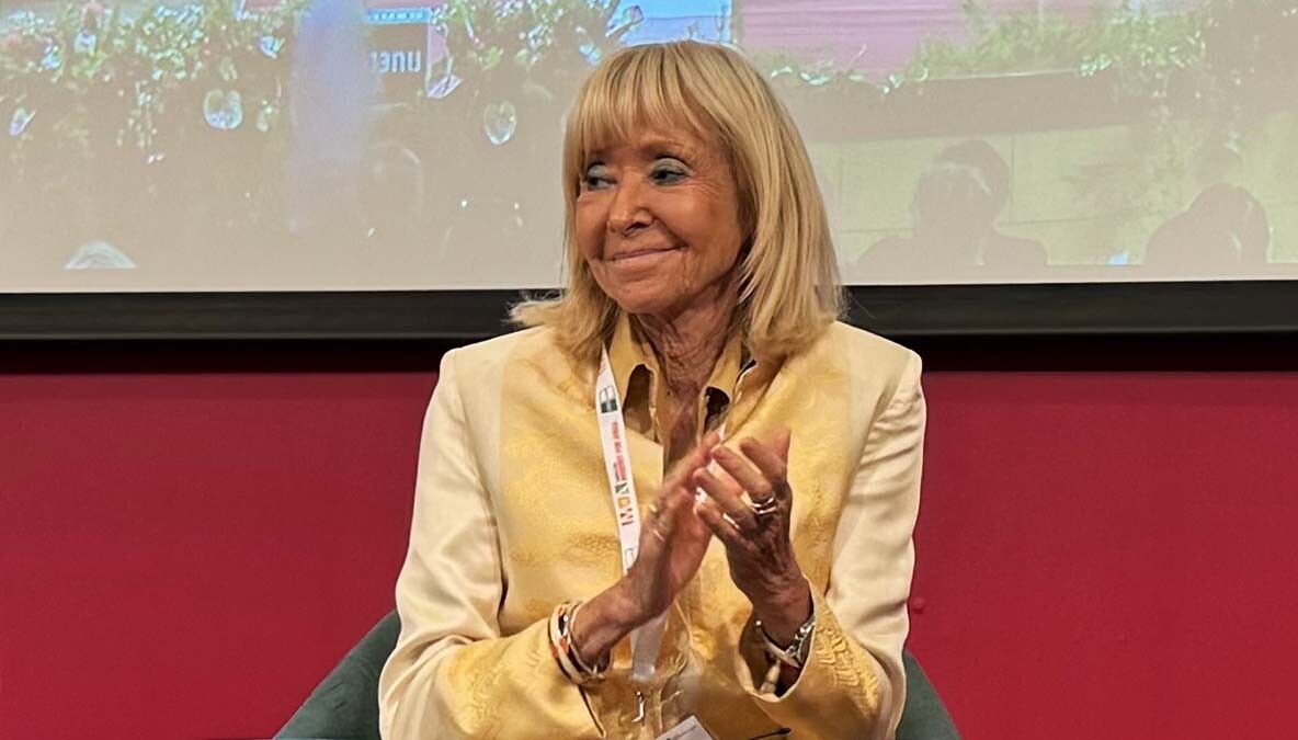 María Teresa Fernández de la Vega, en la UNED Pontevedra