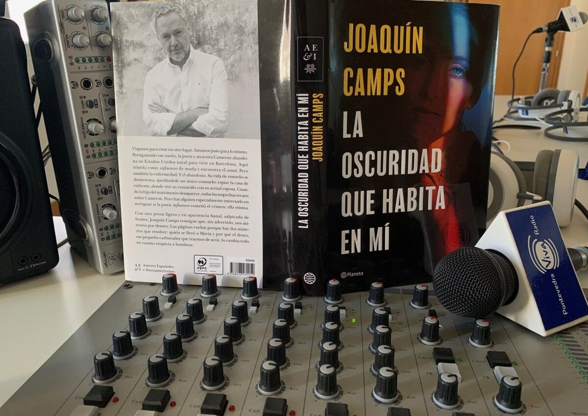'La oscuridad que habita en mí' é a sexta novela que publica Joaquín Camps