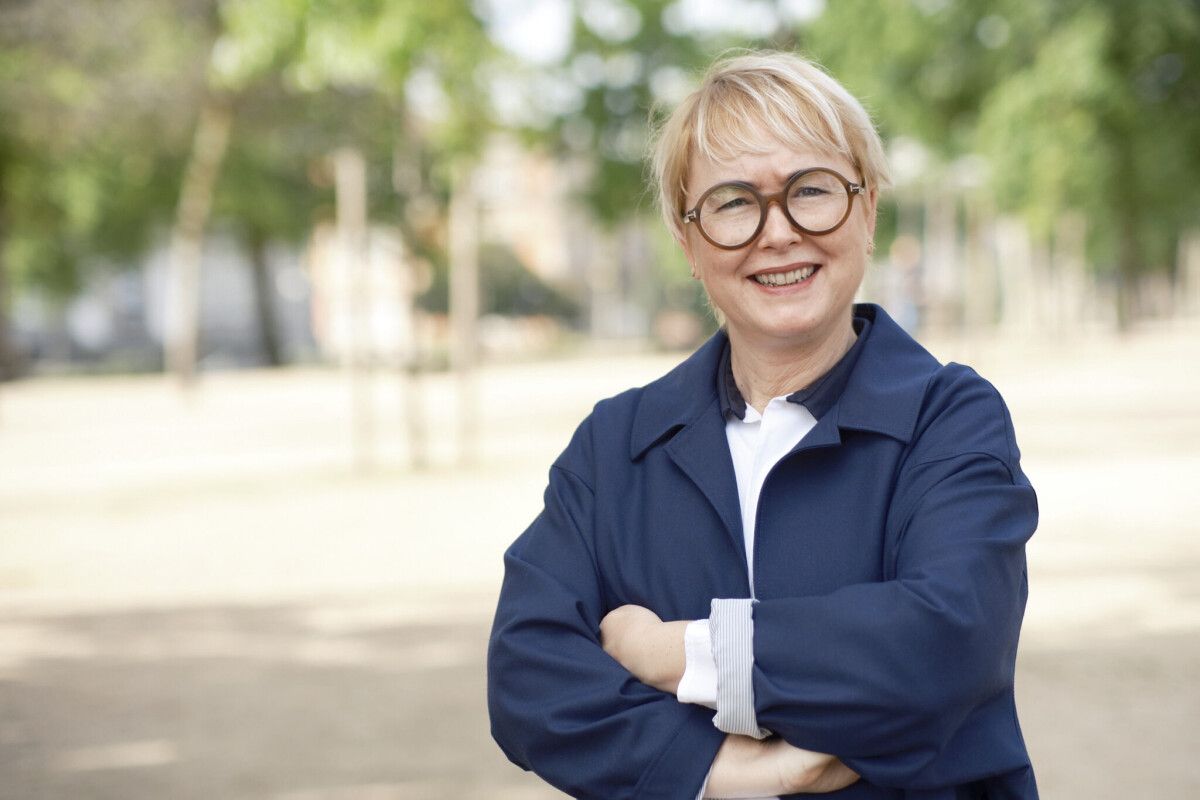 La profesora Lola Dopico, miembro fundadora de la Academia de la Moda Española