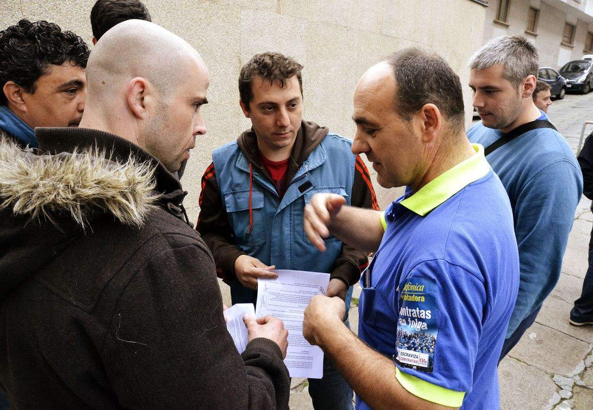 Trabajadores de Liteyca, auxiliar de Movistar