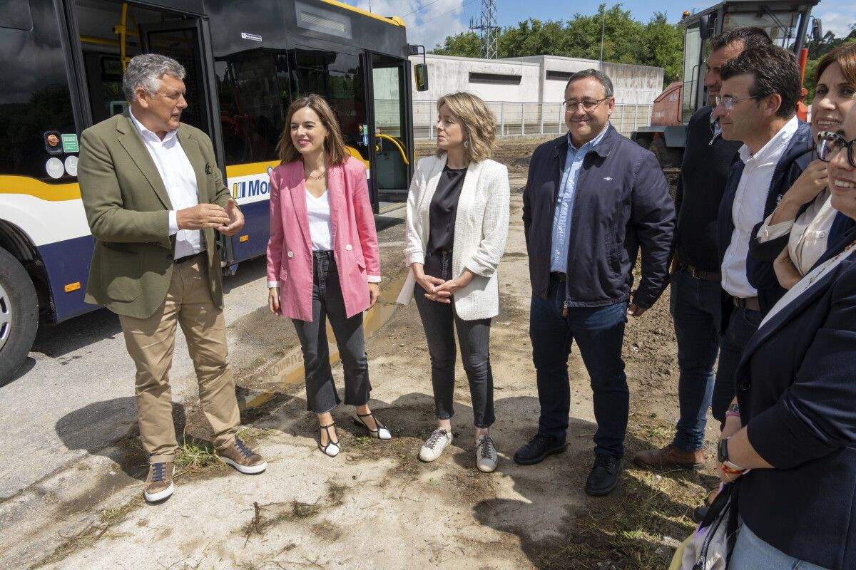 Proba do bus lanzadeira no polígono de Nantes