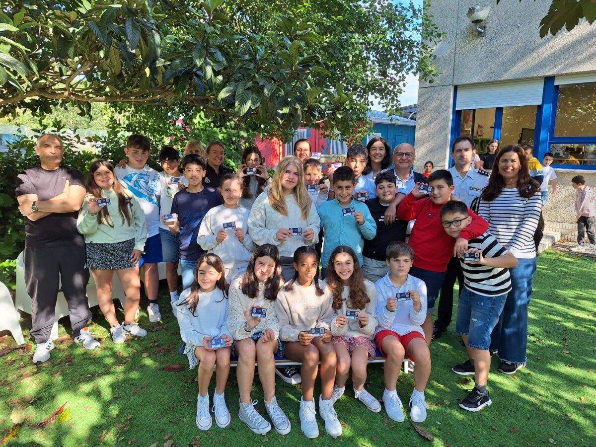 Entrega de los carnés de 'ciberexperto' a los 19 alumnos y alumnas de Marcón