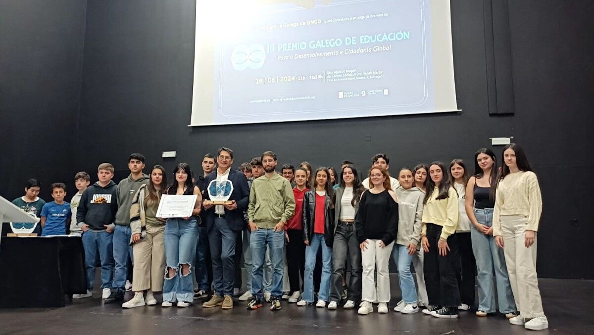 El IES Luís Seoane recibe el Premio Galego de Educación para o Desenvolvemento e Cidadanía Global
