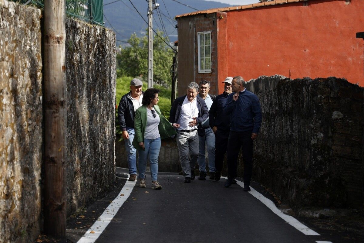 Rematada la restauración de la vía principal del lugar de Ramallás