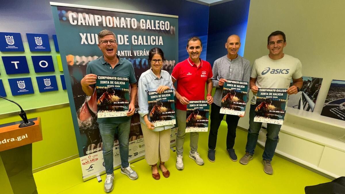Presentación do campionato galego infantil de natación