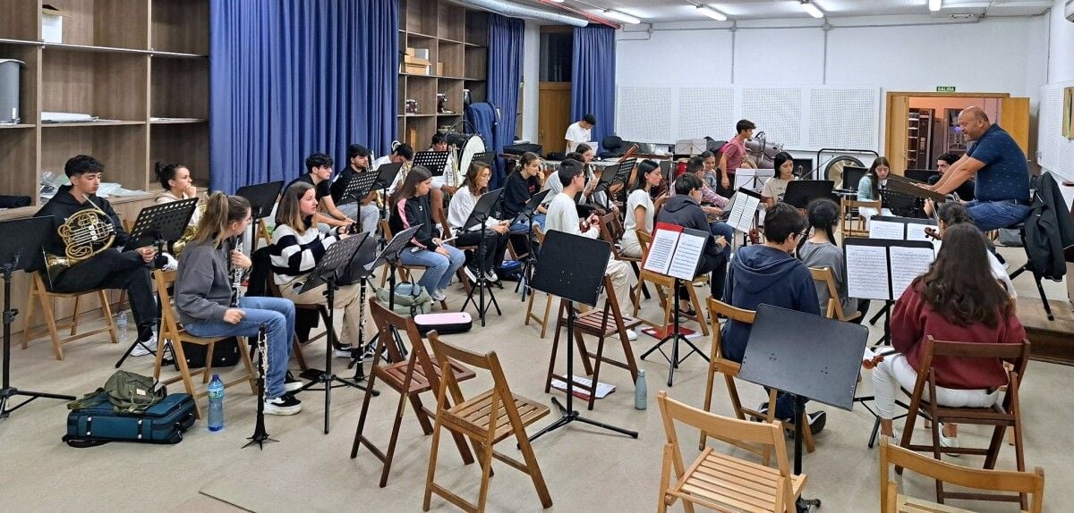 Ensayo de la Orquestra Xove de la Sinfónica de Pontevedra